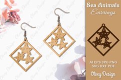 Keychain Sea Animals Lasercut SVG Bundle 12 Designs Product Image 6