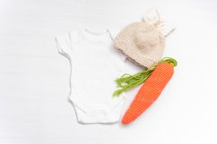 White babysuit mockup JPG 300 dpi, kids mockup Product Image 1