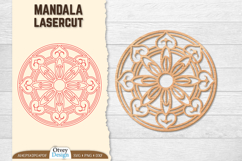Mandala Round Lasercut BUNDLES Product Image 6