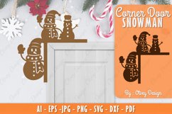 Snowman Door Corner Lasercut BUNDLE Product Image 6