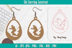 Ski Scene Earrings Lasercut BUNDLE Product Image 6