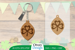 Keychain St Patrick&#039;s Day Lasercut Product Image 1