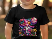 Happy Mother's Day Gnome sublimation png, floral gnome png Product Image 5