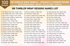 Tumbler Wrap Bundle | Flower Tumbler Wrap | 20oz Tumbler Product Image 5