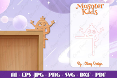 Monster Kids Corner Door Lasercut Product Image 1