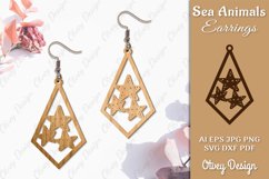 Keychain Sea Animals Lasercut SVG Bundle 12 Designs Product Image 6