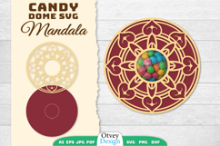 Mandala Candy Dome SVG | Candy Holder SVG BUNDLES Product Image 6