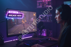 Game - Modern Bold Sporty Display Typeface Product Image 10