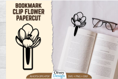 Clip Bookmark Flower Papercut BUNDLES Product Image 6