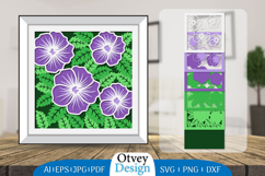 3D Shadow Box Floral Layered Papercut BUNDLES Product Image 6