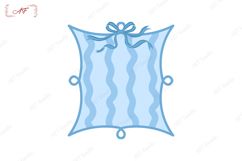 Winter Coquette Frame Clipart Bundle | Winter Sublimation Product Image 6
