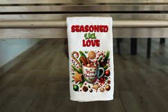 Seasoned With Love, Christmas hot coffee Towel Design Product Image 1