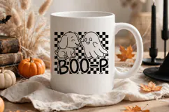 Boo Ghost Dog Halloween SVG PNG, Funny Halloween SVG, Spooky Product Image 5