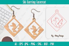 Ski Scene Earrings Lasercut BUNDLE Product Image 6