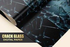 Crack Glass Digital Paper Product Image 1