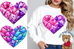 Gemstone Heart Clipart Product Image 1