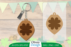 Keychain St Patrick&#039;s Day Lasercut BUNDLES Product Image 7