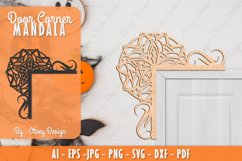 Mandala Door Corner Decoration Lasercut File Product Image 1