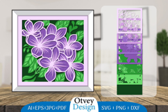 3D Shadow Box Floral Layered Papercut BUNDLES Product Image 7