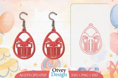 Earrings Valentine Lasercut, Earring Birthday Lasercut Product Image 7