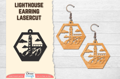 Lighthouse Earring Lasercut BUNDLES Product Image 7