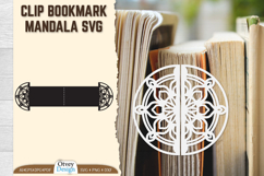 Cutout Bookmark Mandala SVG Product Image 1