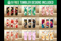 3d Puff Sunflower Tumbler Wrap, 3d Sunflower Tumbler Wrap Product Image 4