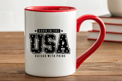 Born In The USA SVG Cutfile | Patriotic SVG Design Clipart Product Image 6