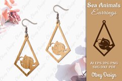 Keychain Sea Animals Lasercut SVG Bundle 12 Designs Product Image 7