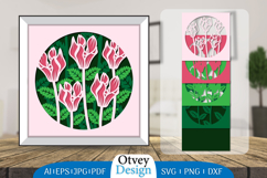 3D Shadow Box Floral Layered Papercut BUNDLES Product Image 7