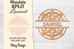 Mandala Split Lasercut BUNDLES Product Image 7