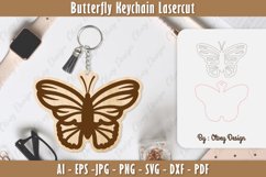 Butterfly Keychain Lasercut Product Image 1