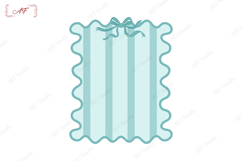 Winter Coquette Frame Clipart Bundle | Winter Sublimation Product Image 7