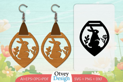 Earring Rabbit Lasercut | Happy Easter Lasercut BUNDLES 12 Product Image 7
