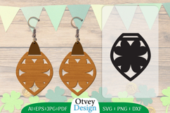 St Patrick&#039;s Day Earrings LaserCut File BUNDLE Product Image 7