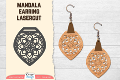 Mandala Earring Lasercut BUNDLES Product Image 7