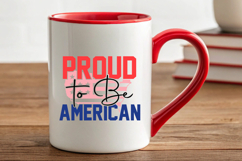 Proud To Be American SVG | Patriotic 4th of July Design Product Image 6