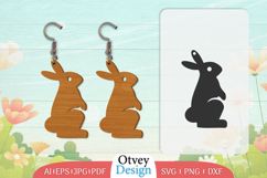 Earring Rabbit Lasercut | Happy Easter Lasercut BUNDLES 12 Product Image 7