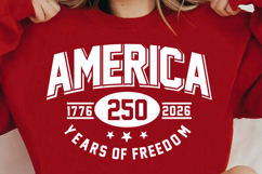America 250 Years Patriotic PNG | 4th Of July SVG Design Product Image 6
