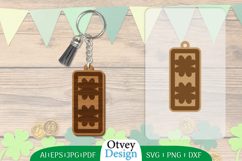 Keychain St Patrick&#039;s Day Lasercut Product Image 1