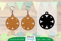 St Patrick&#039;s Day Earrings LaserCut File BUNDLE Product Image 7