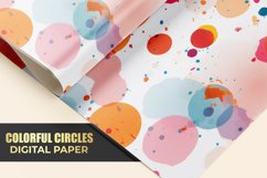 Colorful Circles Digital Paper Product Image 1