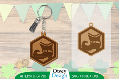 Keychain St Patrick&#039;s Day Lasercut Product Image 1