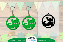 St Patrick&#039;s Day Earrings LaserCut File BUNDLE Product Image 8