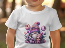 Mother's Day Gnome sublimation png, floral tulip gnome png Product Image 6