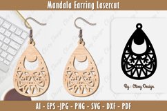 Mandala Earring Lasercut Bundle Product Image 8
