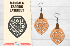 Mandala Earring Lasercut BUNDLES Product Image 8