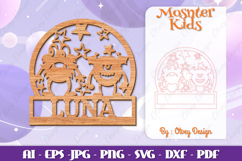 Monsters Kids Name Sign Lasercut BUNDLES Product Image 8