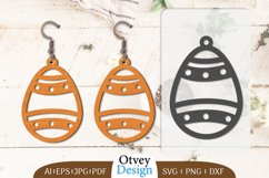 Happy Easter Egg Earrring Lasercut BUNDLES 12 DESIGNS Product Image 8