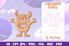 Cute Monster Designs Lasercut BUNDLES Product Image 8